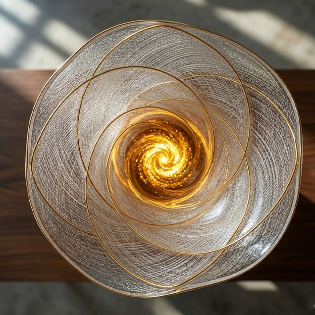 Glowing Glass Vase image